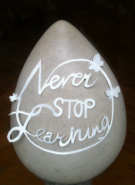 never stop learning